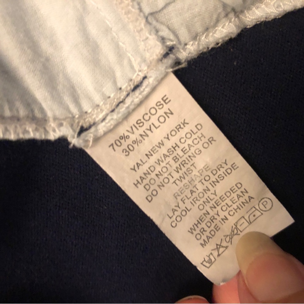 Lands' End Women's Blue Straight Cut Jeans - Picture 9 of 9